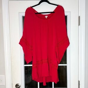 Spense Red Swim Coverup or summer dress